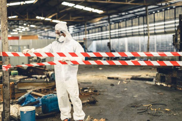 Professional Unattended Death Cleanup technician working in Waldwick, NJ